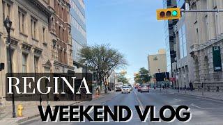 SMALL CITY LIFE IN REGINA SASKATCHEWAN | FINDING A CHURCH IN REGINA | WEEKEND VLOG | FUNKESUYI