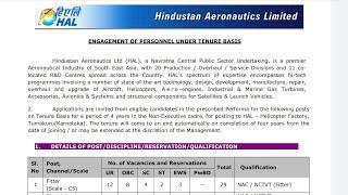 HAL JE 2023 | HAL Junior Engineer 2023 | HAL Recruitment 2023 | #Examdrive