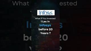 What if You have invested 1 lac in Infosys Before 20 years? #indianstockmarket #infosys #shorts