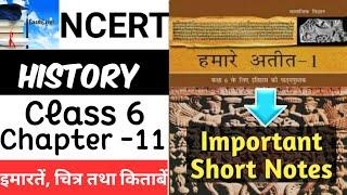 NCERT HISTORY Class 6 Chapter 11 Short Notes in Hindi | NCERT इतिहास कक्षा 6 अध्याय 11 Short Notes |