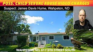 Wahpeton Man Charged With Possession Of Child Sexual Abuse Videos, Meth & Handguns