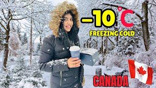 ️ ஒண்ணுமே தெரியல ! CANADA-வில் அப்படி ஒரு Heavy SNOWFALL | Whistler BC | Canada | USA Tamil VLOG