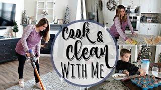 COOK & CLEAN WITH ME 2018 :: SPEED CLEANING MOTIVATION :: STAY AT HOME MOM CLEANING ROUTINE