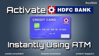 How to Activate HDFC Credit Card and Generate ATM PIN | HDFC Net Banking | Credit Card  | PoinTECH