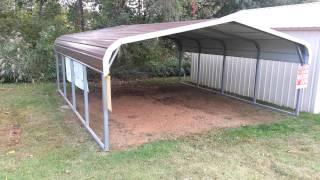 Regular Style Roof metal carport at Scott's Carports