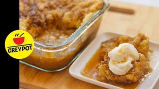 Butterscotch Cake Pudding | Warm Dessert Pudding Recipe | Self-Saucing Butterscotch Pudding Cake