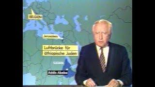 ARD 04.01.1985 - Tagesschau mit Werner Veigel, davor noch Programmtafeln