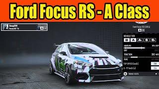 Ford Focus RS build A Class in NFS Unbound Update Vol 5