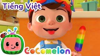 Bài Hát Màu Sắc (Với Que Kem) | CoComelon Lồng tiếng việt - Karaoke dành cho trẻ em