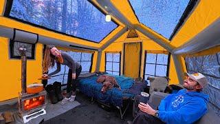 Luxuriöses Wintercamping bei extremen 30ºC