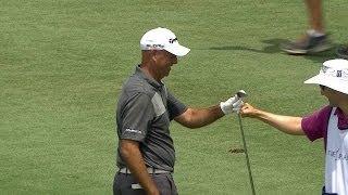 Stewart Cink's amazing one-hop eagle shot at THE PLAYERS