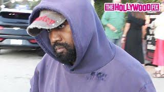 Kanye West Reacts To Pete Davidson & Kim Kardashian's Breakup While Leaving Lunch At Giorgio Baldi