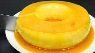 Only milk and orange! The most delicious homemade dessert in 5 minutes! No baking! Delicacy