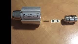 Test of a chinese RF attenuator ( 10 watt  / 30 dB / 3 GHz)