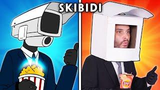 Skibidi Toilet In Real Life - Funny Moments of Skibidi Toilet 2D | Hilarious Cartoon