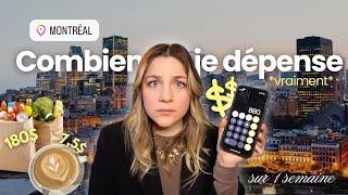 The REAL cost of living in Montreal: my budget for 1 week 