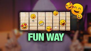 Easy Guitar Fretboard Exercises - How to learn notes ONCE BUT FOR GOOD!