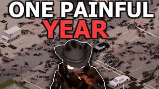 I Survived Project Zomboid's Most INFAMOUS Challenge | 1 Painful Year (THE FINALE)