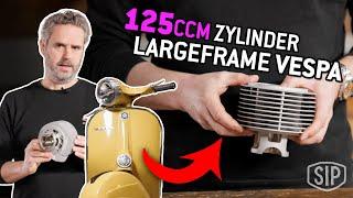 Der neue 125er SIP Rennzylinder für deine Largeframe VESPA! Für mehr Leistung und Speed