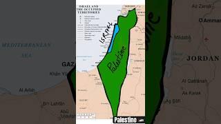 Plestine’s Future #map #history #upsc #geography #palestine #israel #shorts