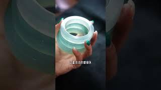 翡翠手鐲直播，起寒光的天空藍手鐲，湛藍明媚，像極了清冽的溪水。#shorts #翡翠 #翡翠玉石 #翡翠直播 #翡翠手鐲 #珠寶首飾 #jade