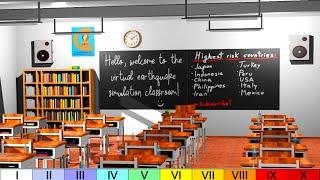 3D Classroom: Earthquake SIZE Comparison!