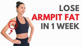 Get Rid of ARMPIT FAT in 1 WEEK | Standing Workout - No Repeat, No Equipment