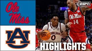 SEC Quarterfinal: Ole Miss Rebels vs. Auburn Tigers | Full Game Highlights | ESPN College Basketball