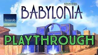 Babylonia Board Game I Playthrough (2 Players)