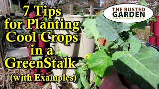 7 Tips for Planting Cool Crops & Growing Vertically in a GreenStalk: Vertical Gardening Series E-2