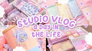 Day in My Life Running a Small Business + Chit Chat | STUDIO VLOG #30