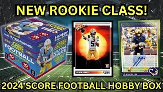 GREAT BOX! 2024 SCORE FOOTBALL HOBBY BOX REVIEW!