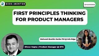 First Principles thinking for Product Managers