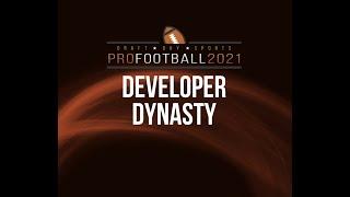 Developer Dynasty - Draft Day Sports: Pro Football 2021 #1