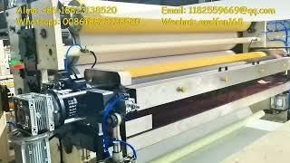 automatic toilet paper / kitchen towel rewinding machine with glue lamination