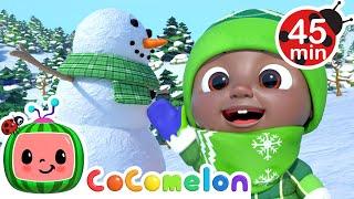 Build a Snowman with Baby Cody!  | CoComelon Nursery Rhymes and Kids Songs | Animals for Kids