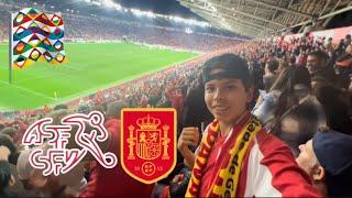 Switzerland vs. Spain Nations League Stadiumvlog| The European Champions beat us! | Pippo11