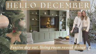 HELLO DECEMBER | christmas trip, haul & living room reveal!