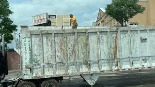 Owner operator hauling garbage