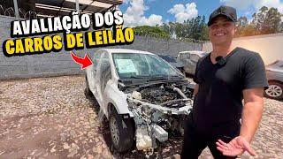 AVALIAÇÃO dos CARROS DE LEILÃO QUE VIERAM DE LOCADORA DE VEÍCULOS