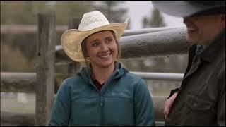 Heartland 1802 Caleb and Amy working with Loki