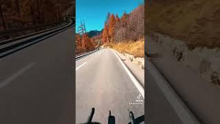 Beautiful Autumn in Engadin #cycling #driveitout #roadcyclinglife #roadbike