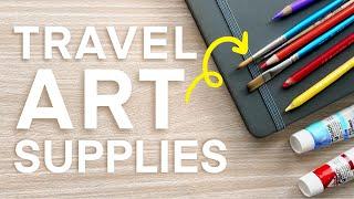 My Travel Art Supplies! Urban Sketching On The Go Essentials