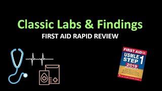 Rapid Review - Labs & Findings HIGH YIELD First Aid USMLE Step 1 AutoFlashcards (with Audio!)