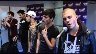 The Wanted - Wherever You Will Go LIVE (Real Radio Band in the Boardroom)