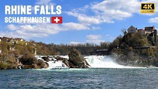 Majestic Rhine Falls4K Walking Tour of Schaffhausen Switzerland