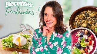 Recettes riches en PROTEINES ! (Avec et sans poudre )