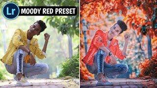 How to Edit MOODY RED in Lightroom Mobile | Dark Red Color Toning Effect  in Lightroom - SK EDITZ