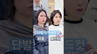 얼굴이 작아보이는 단발레이어드컷 전문️ #단발레이어드컷 #단발머리스타일