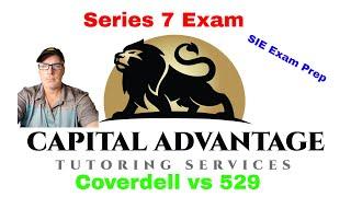 Coverdell vs 529 plan 2022  #series7exam #sieexam